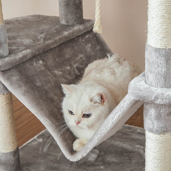 Copac pentru pisici PANTHER, 60x50x206cm, gri Feandrea