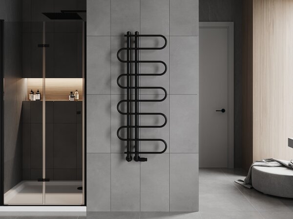 Mexen Kiso radiator decorativ de baie 1250 x 500 mm, 256 W, negru - W114-1250-500-00-70
