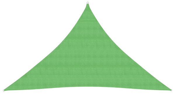 Pânză parasolar, verde deschis, 3x3x4,2 m, HDPE, 160 g/m²