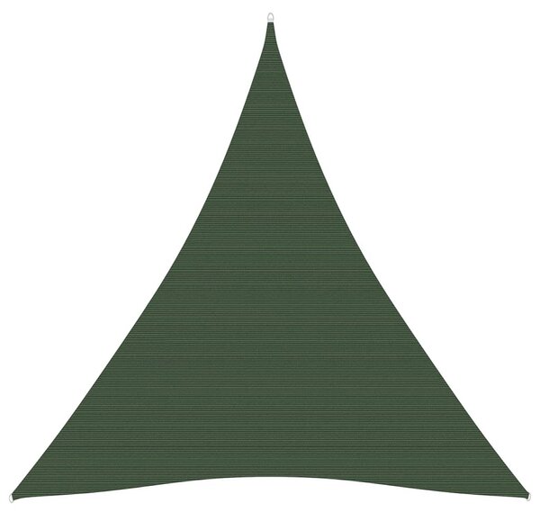 Pânză parasolar, verde închis, 5x6x6 m, 160 g/m², HDPE