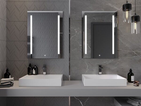 Mexen Remi, oglinda baie LED cu iluminare din spate 60x80 cm, 6000K, anti-aburire, 9804-060-080-611-00