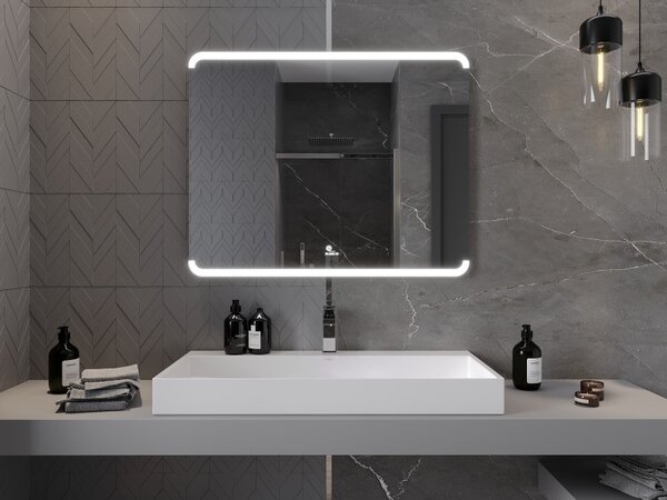 Mexen Nida, oglinda baie LED cu iluminare din spate 100x80 cm, 6000K, anti-aburire, 9806-100-080-611-00