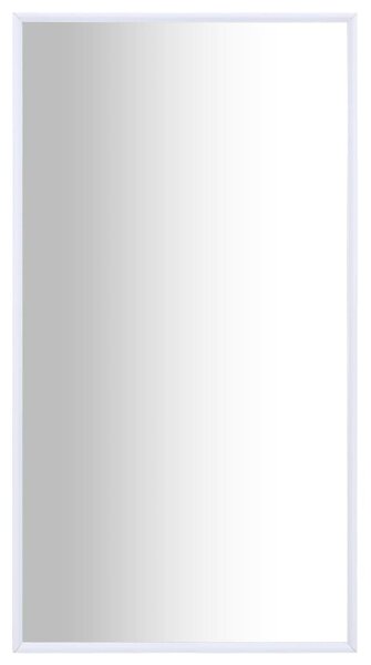 Oglindă, alb, 100x60 cm