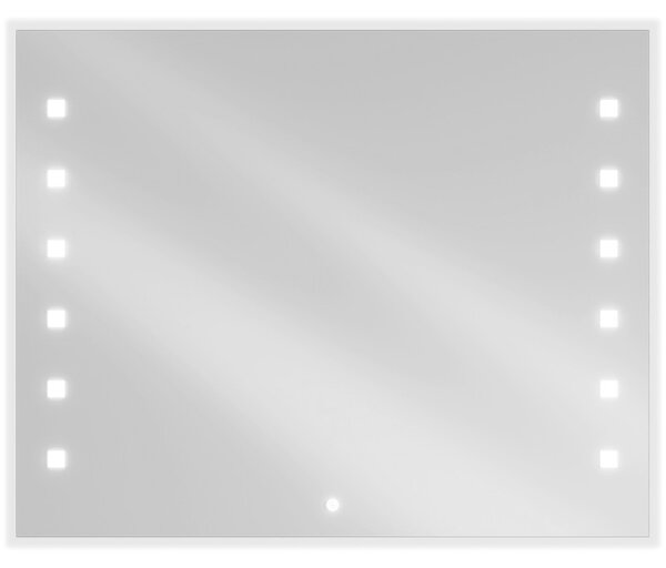Mexen Ner, oglinda baie LED cu iluminare din spate 100x80 cm, 6000K, anti-aburire, 9809-100-080-611-00