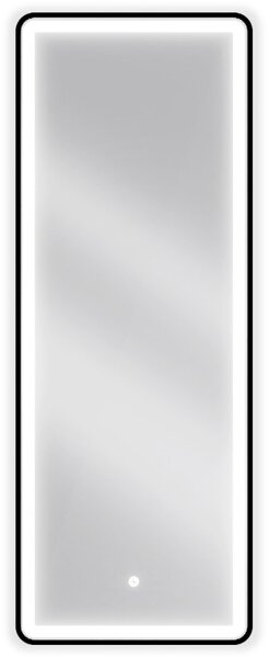 Mexen Coro, oglinda baie LED cu iluminare din spate si rama neagra 45x120 cm, 6000K, anti-aburire, 9817-045-120-611-70