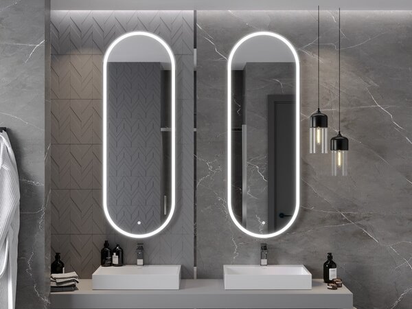 Mexen Bono, oglinda baie LED cu iluminare din spate 55 x 155 cm, 6000K, anti-aburire, 9816-055-155-611-00