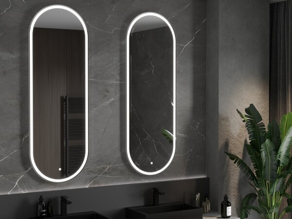 Mexen Bono, oglinda baie LED cu iluminare din spate 55 x 155 cm, 6000K, anti-aburire, 9816-055-155-611-00