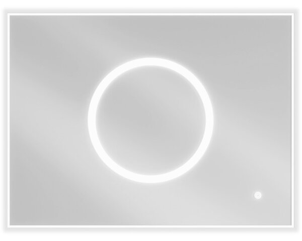 Mexen Koga, oglinda baie LED cu iluminare din spate 80 x 60 cm, 6000K, anti-aburire, 9821-080-060-611-00
