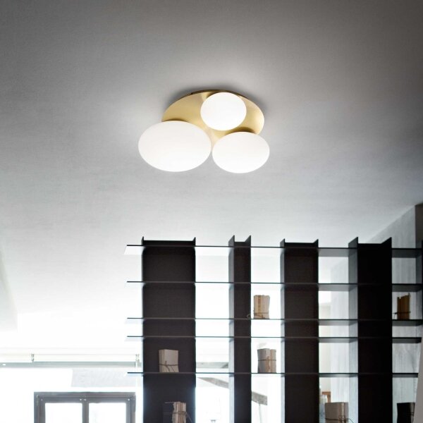 Plafonieră LED Ideal Lux NINFEA 3xLED/9W/230V auriu
