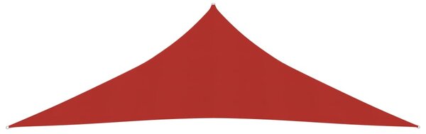 Pânză parasolar, roșu, 4x4x5,8 m, HDPE, 160 g/m²