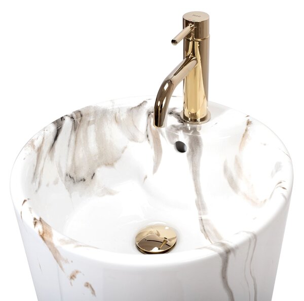 Lavoar freestanding de sine stătător Blanka Marble Marmura