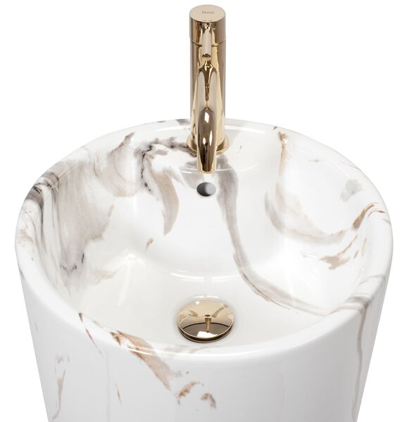 Lavoar freestanding de sine stătător Blanka Marble Marmura