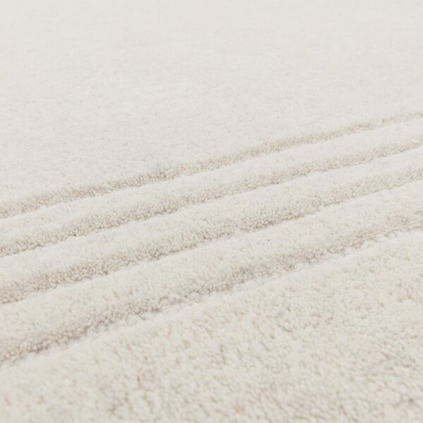 Covor fildeș țesut manual din lână 120x170 cm Orlo Ivory – Asiatic Carpets
