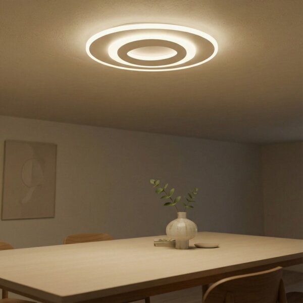 Brilagi - Plafonieră LED dimabilă MODERN, 45W, 230V, 3000-6000K, cu telecomandă