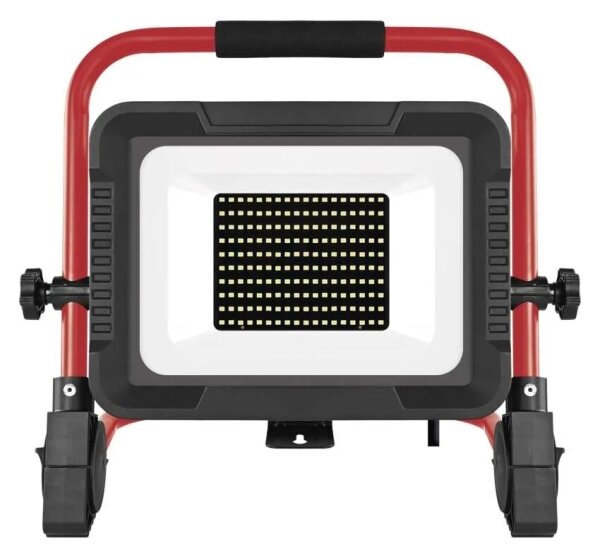 Proiector LED cu stativ ELION LED/100W/230V 4000K IP65 roșu/negru