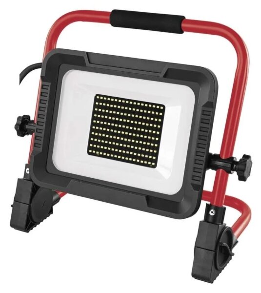 Proiector LED cu stativ ELION LED/100W/230V 4000K IP65 roșu/negru
