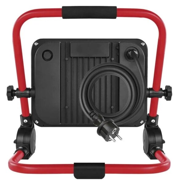 Proiector LED cu stativ ELION LED/100W/230V 4000K IP65 roșu/negru