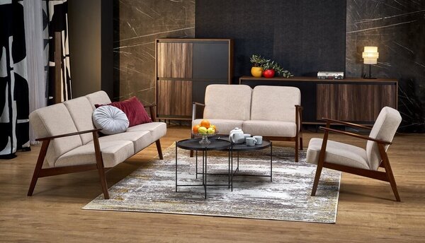 Fotoliu de living Milano 1S, bej