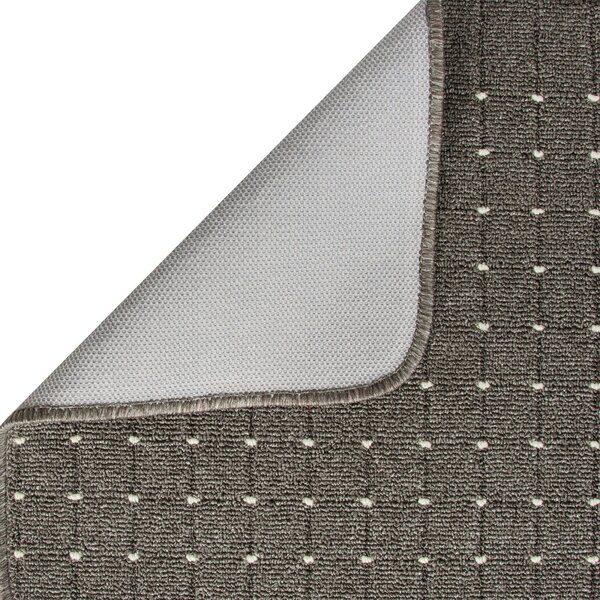 Traversa Antiderapanta Hol Bucatarie, Model STANFORD LEAD-SUGAR, Latime 67 cm, Gri 67 x 400