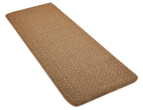 Traversa Antiderapanta Hol Bucatarie, Model Stanford Chestnut, Latime 80 cm, Bej 80 x 200