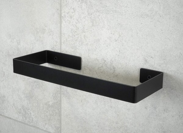 Deante Mokko, suport pentru prosoape 300 mm, negru mat, ADM_N611
