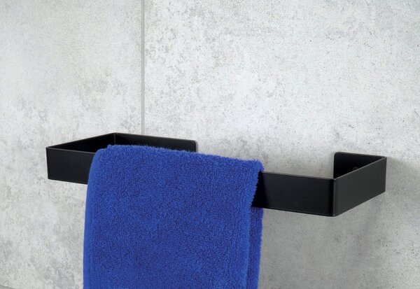 Deante Mokko, suport pentru prosoape 300 mm, negru mat, ADM_N611