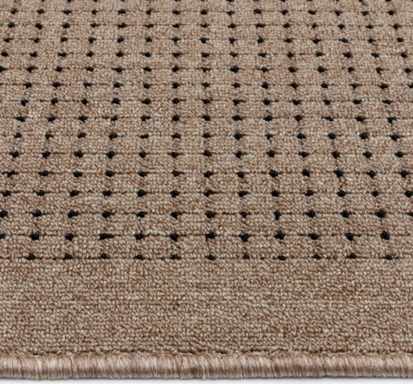 Traversa Antiderapanta Hol Bucatarie, Model Lester Mocha, Maro 67 x 200