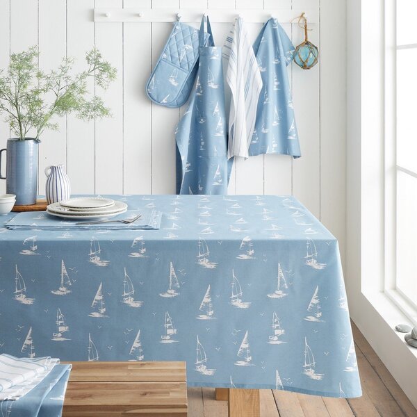 Suporturi pentru farfurii 4 buc. din bumbac 30x46 cm Salcombe Boats – Catherine Lansfield
