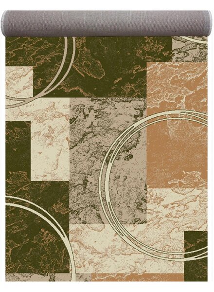 Traversa Hol, Model 15001 310, Festonata Latime 60 cm, Verde 60 x 300