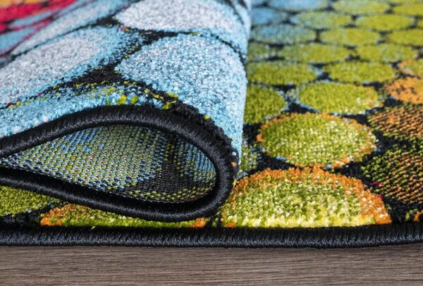 Covor Dreptunghiular Living Dormitor, Model 11056,Multicolor Multicolor, Dreptunghi, 240x340