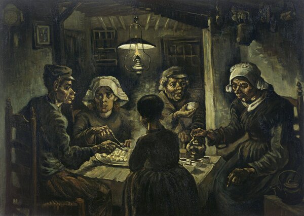 Vincent van Gogh - Reproducere The Potato Eaters, 1885, (40 x 30 cm)