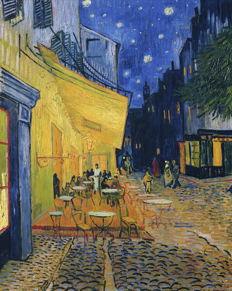 Reproducere Cafeneaua Terasă pe Timp de Noapte, Vincent van Gogh