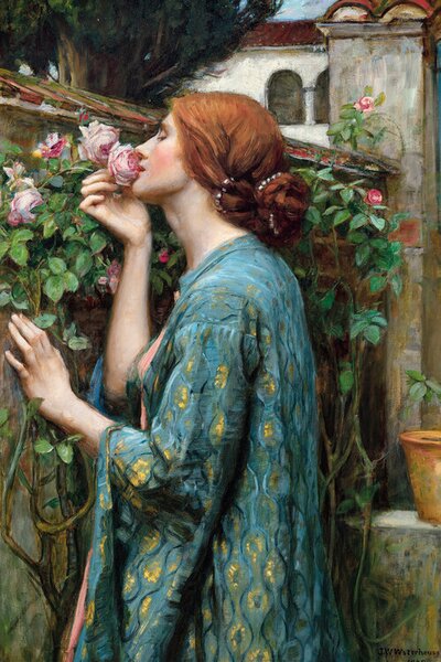Reproducere The Soul of The Rose (Vintage Female Portrait) - John William Waterhouse