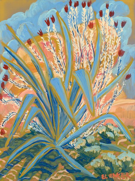 Ilustrație Field flower, Eleanor Baker, (30 x 40 cm)