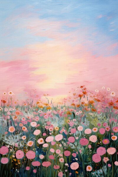 Ilustrație Pink Sunrise, Treechild