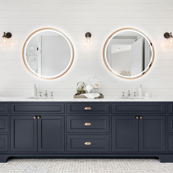 Oglindă LED 80cm MMJ BRUSH COPPER