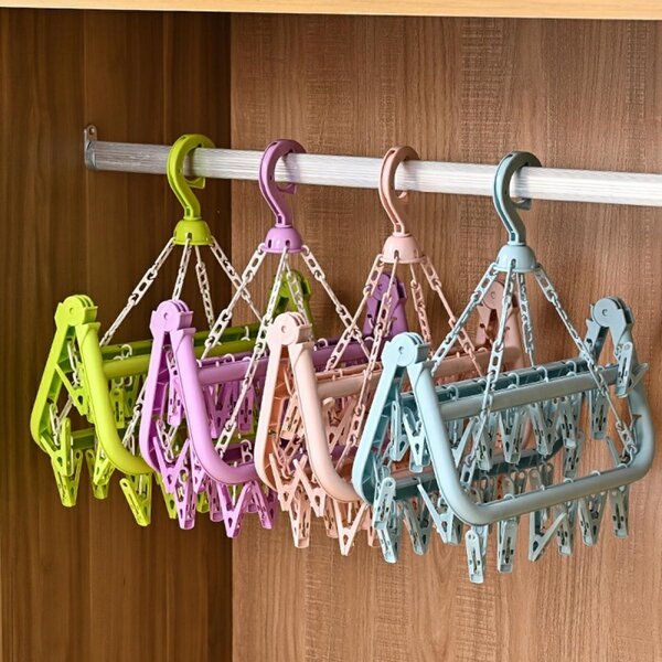 Uscator rufe lenjerie/sosete, 32 carlige prindere, 32,5 x 32,5 cm