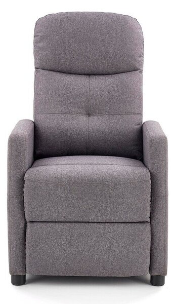 Fotoliu recliner Houston 597Gri inchis, 8x6x8cm, Tapiterie, PicioarePicioare: Plastic