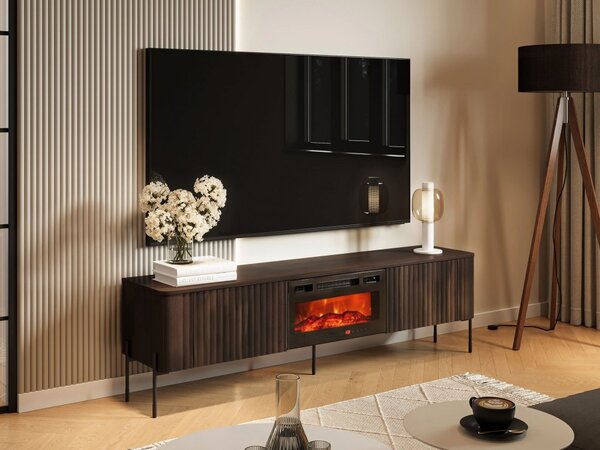 Comoda TV cu semineu Wompor 190 EF