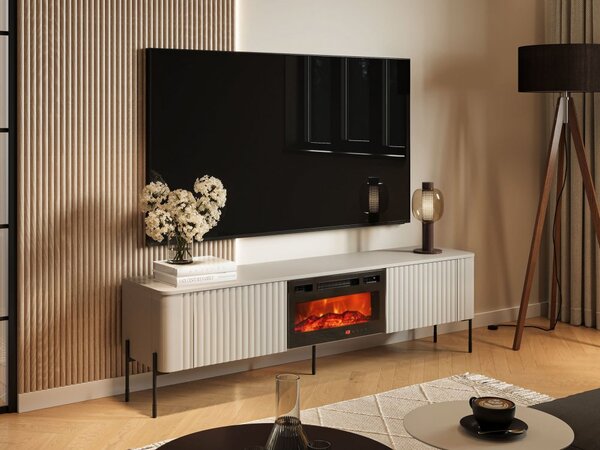Comoda TV cu semineu Wompor 190 EF