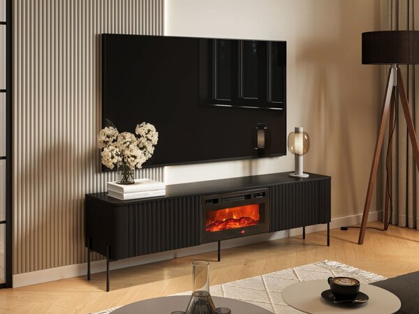 Comoda TV cu semineu Wompor 190 EF