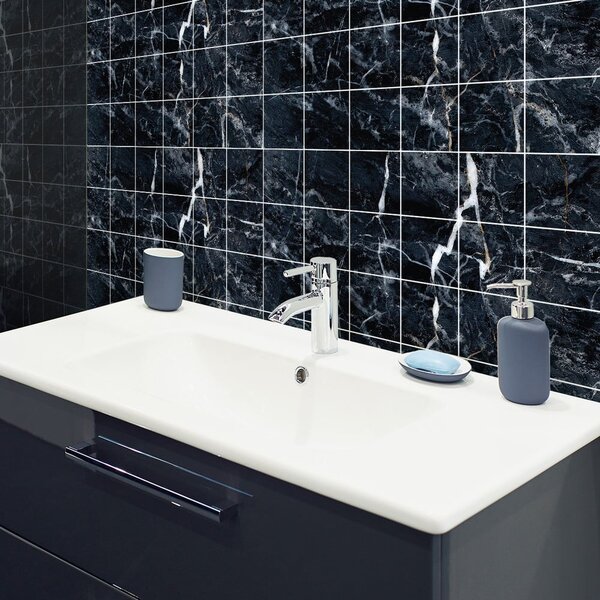 Autocolante pentru gresie 24 buc. 15x15 cm Marble Tiles Florencia – Ambiance