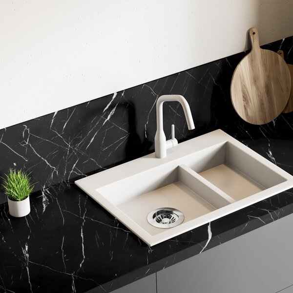Autocolant pentru mobilier 200x60 cm Black and White Marble – Ambiance