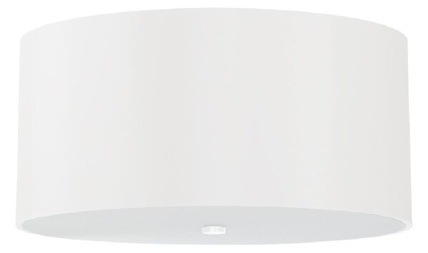 Plafonieră albă cu abajur din sticlă ø 50 cm Volta - Nice Lamps