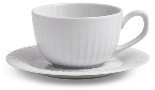 Ceașcă și farfurioară Kähler Design Hammershoi, 250 ml, alb