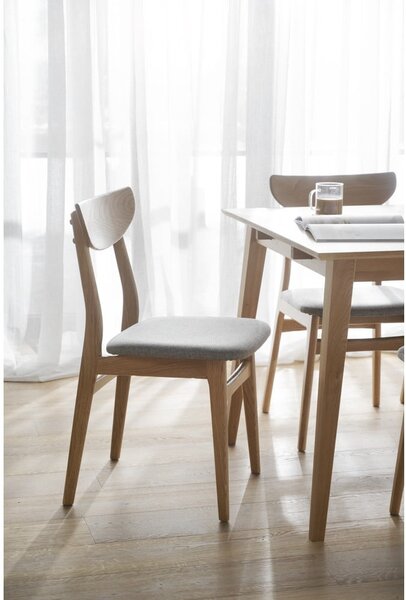 Scaune de dining în culoare naturală 2 buc. Rodham - Rowico
