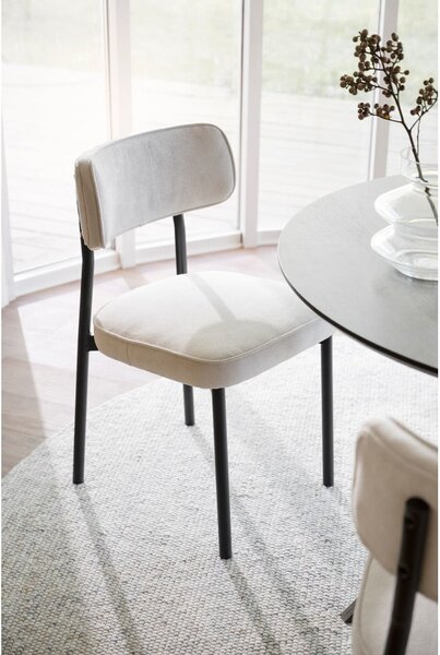 Masă de dining rotundă cu blat cu aspect de lemn de stejar 120x120 cm Calverton - Rowico