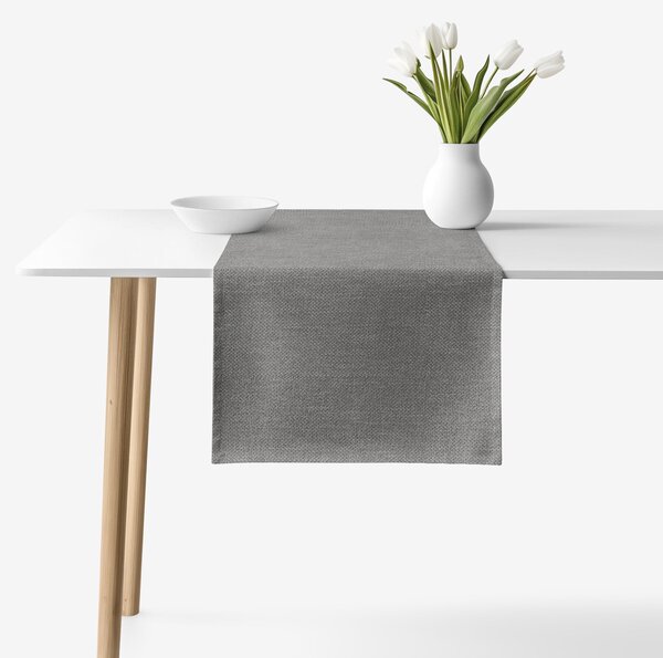 Goldea napron de masă decorativ peru - gri 50x120 cm