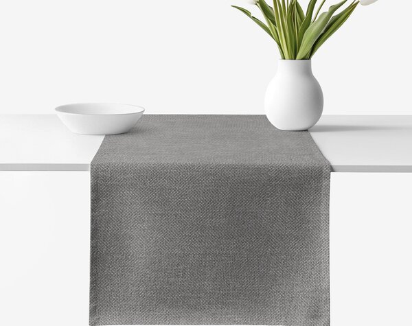 Goldea napron de masă decorativ peru - gri 50x120 cm