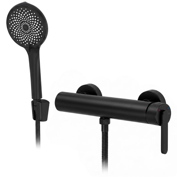 Baterie pentru cadă REA Ontario Side Black